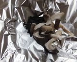 天然・開きナメコとヒラタケのホイル焼き~作り方4写真