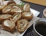 椎茸の肉詰めフライ作り方9写真