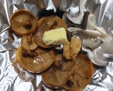 天然・開きナメコとヒラタケのホイル焼き~作り方5写真
