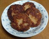 メンチカツ天ぷら衣でジューシー作り方7写真