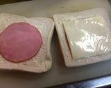 超簡単！！ハムとチーズのサンドイッチ作り方3写真