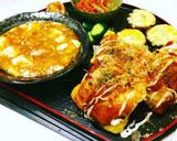 ゆる糖質オフ♪油揚げでお好み焼き作り方11写真