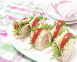しっとり♪鶏ハムのおもてなしサンド作り方2写真