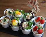 パンカップでカラフルリース♪作り方12写真