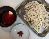 れんこんのきんぴら作り方1写真