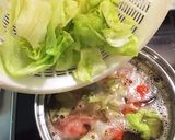 【スープ*汁物】トマトとレタスのスープ作り方5写真