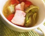 【スープ*汁物】トマトとレタスのスープ作り方7写真