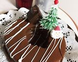 簡単！クリスマスリースチョコケーキ☆作り方5写真