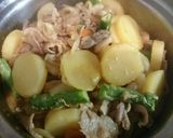 カレー風味の肉じゃが温野菜サラダ作り方3写真