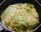 簡単！おあげハンバーグのキャベツ煮作り方3写真