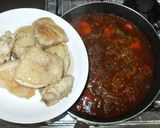 鶏肉のデミグラスソース煮♪簡単クリスマス作り方10写真
