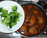鶏肉のデミグラスソース煮♪簡単クリスマス作り方11写真