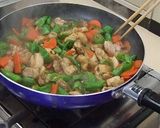 鶏とししとうのスタミナ丼作り方4写真