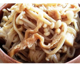 レンジで簡単♪エノキ＆油揚げの甘辛炒め煮作り方4写真