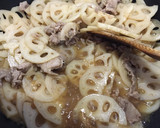 こってり♪ れんこんと豚肉のきんぴら作り方5写真