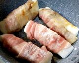 【豚バラぐるぐる巻き】はんぺんチーズ編作り方4写真