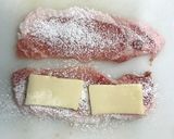 和風醤油味・チーズ入りポークピカタ作り方1写真