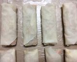 節約！ブロッコリーの茎ともやしの春巻き作り方6写真