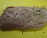 鴨ロースステーキ☆リンゴ甘煮&ポテト添え作り方5写真