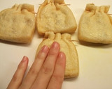 いとこ煮リメイク！あんこと南瓜の焼き巾着作り方3写真