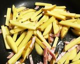 簡単♪じゃがいもネギベーコン・塩麹炒め♪作り方2写真