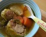 チキンロールキャベツ☆スープ作り方10写真