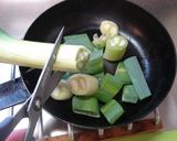 最速の葉たまねぎとチャーシューの炒め物作り方3写真