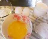 ホットケーキミックスで♥マジックケーキ作り方1写真