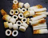 ヘルシー！竹輪でマカロニチーズ風作り方1写真