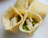 枝豆と薄切り餅のきんちゃく♪作り方3写真