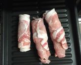 長ネギの豚肉巻き☆豚串風作り方3写真