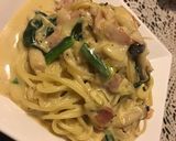 ＊ヘルシー！豆腐クリームでカルボナーラ＊作り方5写真