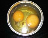 調味料なし１分で完成の鯖缶卵とじ丼作り方3写真