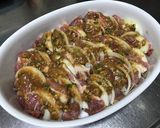 豚肩ロースと玉ねぎの味噌重ね焼き作り方3写真