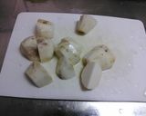 里芋と厚揚げの煮物作り方2写真