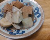 里芋と厚揚げの煮物作り方5写真