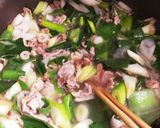 ザ☆ネギカレー 葉付きネギと豚肉で作り方3写真