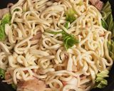 蒲鉾入り 焼きうどん作り方4写真