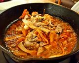 鶏とキムチの簡単焼き作り方4写真