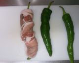 万願寺唐辛子の豚肉巻き作り方1写真