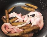 豚肉とゴボウの甘辛煮作り方2写真