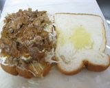 余り物の生姜焼きサンド作り方1写真