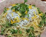 簡単♡ヘルシー♡釜揚げしらすパスタ作り方2写真