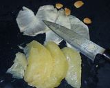 晩白柚の剥き方と我が家の食べ方作り方5写真