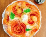 ストウブ(12)deアップルローズケーキ作り方8写真
