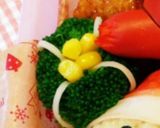 キャラ弁♡クリスマスにアンパンマンサンタ作り方8写真