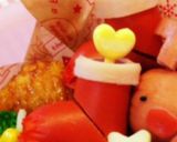 キャラ弁♡クリスマスにアンパンマンサンタ作り方9写真