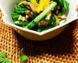 菊菜と椎茸の小鉢作り方8写真