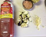 ナスツナトマトスープパスタ作り方1写真
