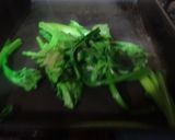 菊菜と椎茸の小鉢作り方1写真